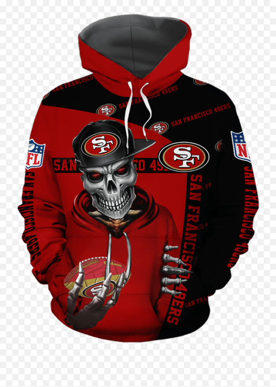 49ers Logo Hoodies - 49ers Logos Emoji,Emoji Hoodies