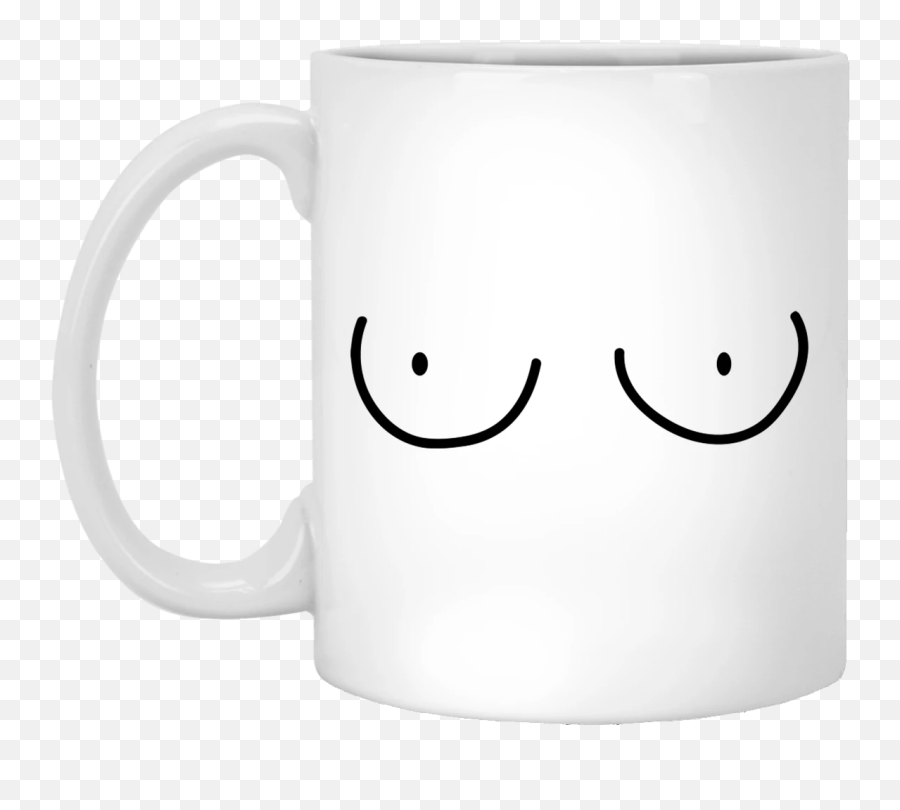 Boobs 11 Oz - Mug Emoji,Coffee Emoticon