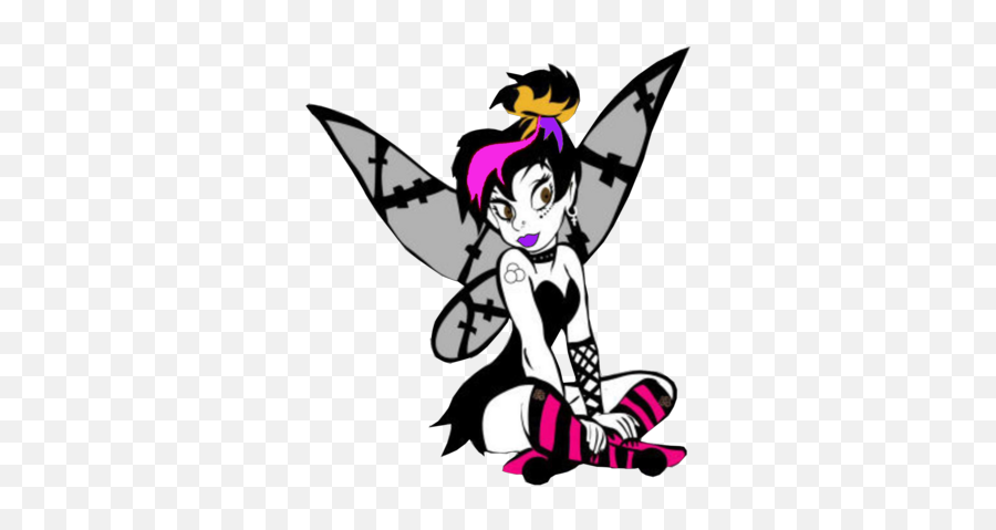 Download Tinkerbell Sparkle Trail - Emo Tinkerbell Emoji,Tinkerbell Emoji