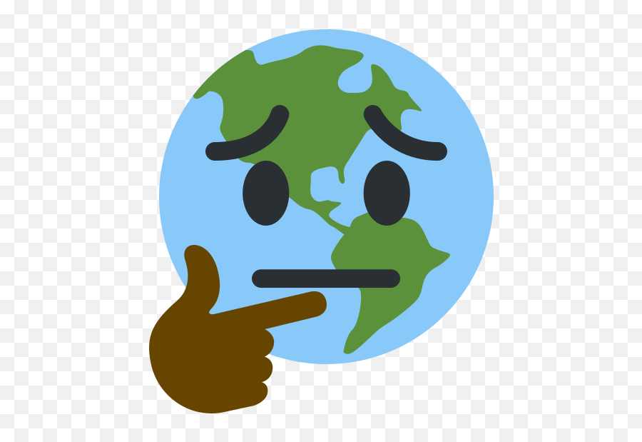 Sybil - World Emoji Png,Emoji With Hand On Chin