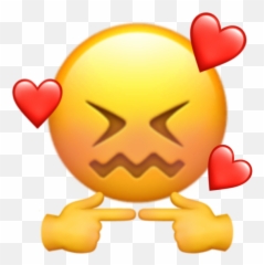 Shy Cute Sweet Shyemoji Emoji Sticker - Emoji Picsart Sticker,Shy Emoji Iphone