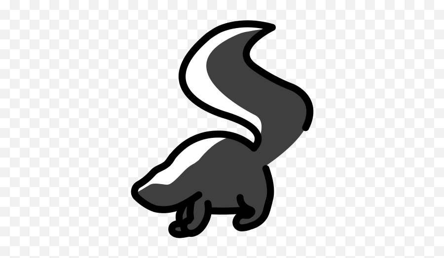 Skunk Emoji - Mofetas Emoji,Emoji Stinky