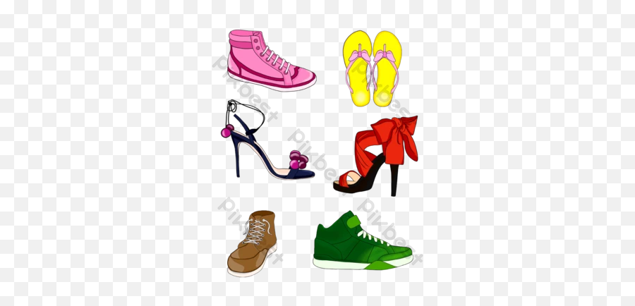 Shoes Vector Images Free For Design - Pikbest Round Toe Emoji,High Heel Emoji