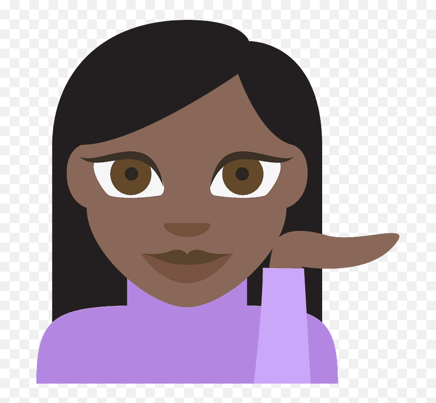 Person Tipping Hand Emoji Clipart - Emoji,Girl Hand Emoji