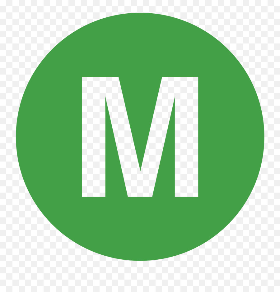 Eo Circle Green Letter - Letter M Light Green Emoji,Green Light Emoji