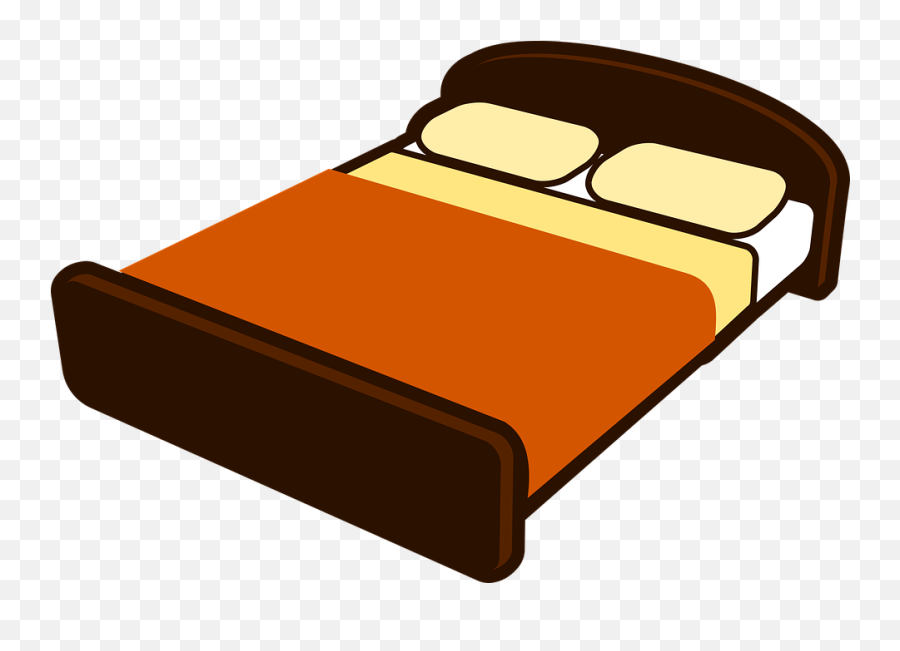 Bed Sleeping Sleep - Bed Clip Art Png Emoji,Sleeping Emoji Pillow