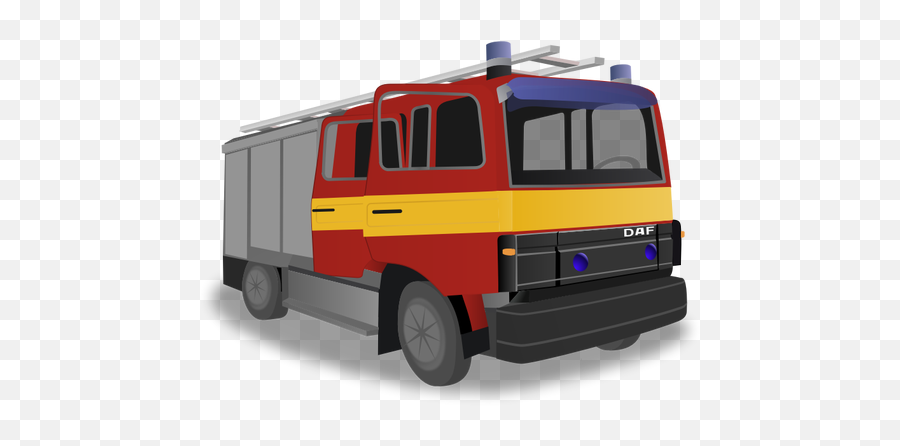 Fire Truck Vector Drawing - Clip Art Fire Engine Uk Emoji,Firetruck Emoji