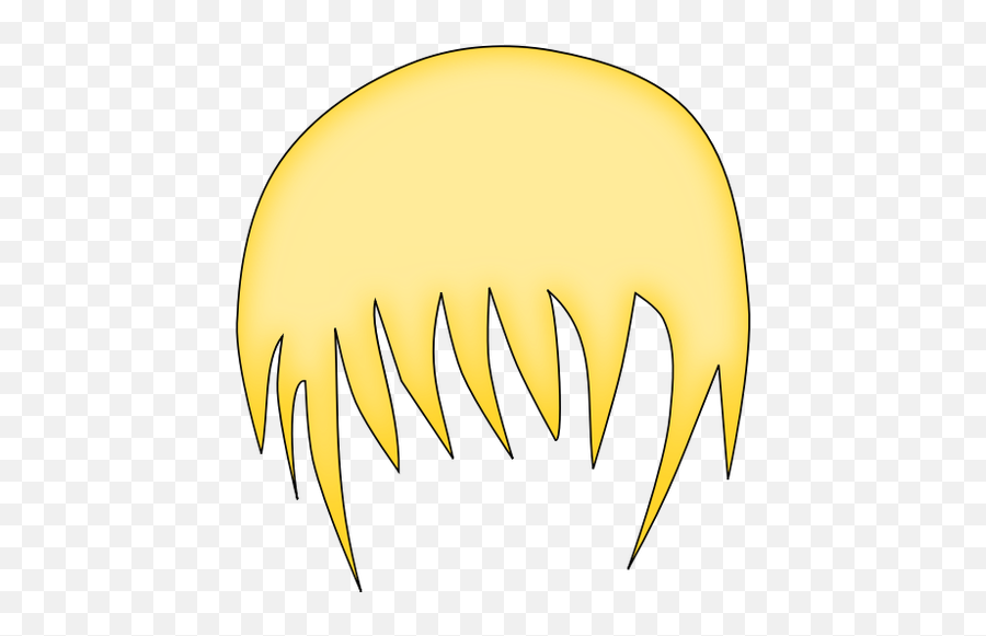 Vector Image Of Blonde Hair For Child - Darkness Emoji,Hair Pulling Emoji