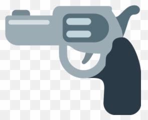 Gun Emoji Clipart - Emoji Pistola,Water Gun Emoji