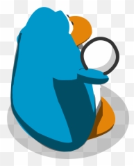 Snowball - Club Penguin Throwing Emoji