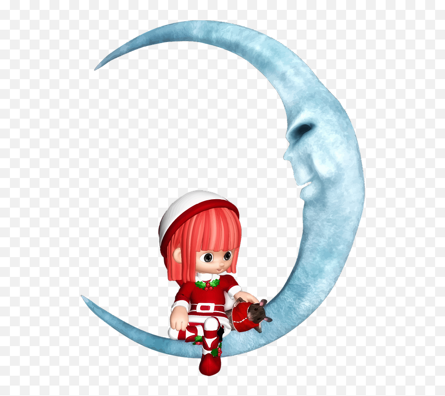 Free Crescent Moon Images - Girl On Moon Png Emoji,Crescent Moon Emoticon