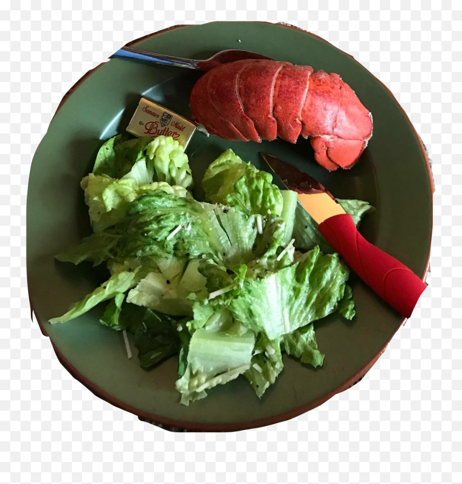 Food Yum Lobster Supper Salad Dinner - Iceburg Lettuce Emoji,Emoji Salad