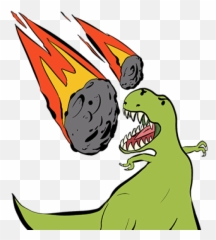 Geology Clipart Volcanic Eruption - Dinosaur Asteroid Art Emoji