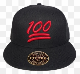 100 Emoji Fitted Hat - Baseball Cap,100 Emoji