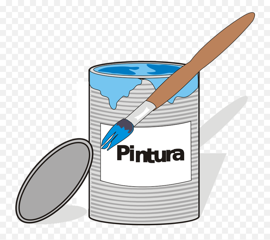 Pintura Paint Can - Cartoon Paint Tin Emoji,Paint Bucket Emoji