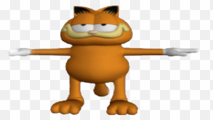 Garfield - T Pose Carl Jimmy Neutron Emoji,Dabbing Emoticon