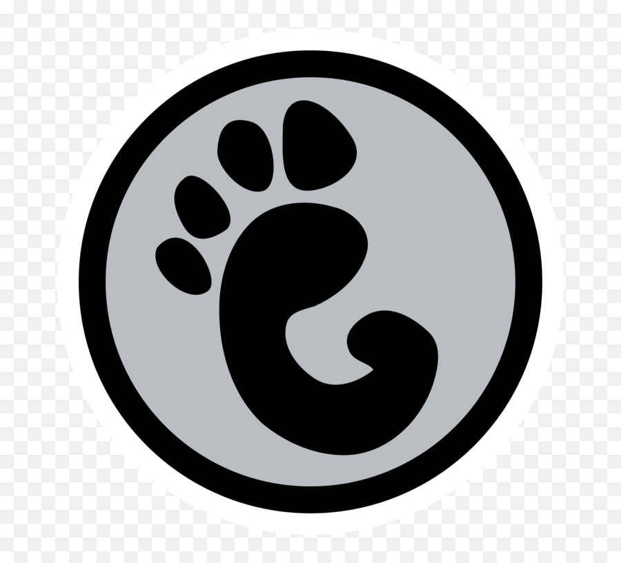 Emoticon Line Art Paw Png Clipart - Gnome Logo Transparent Png Emoji,Gnome Emoticon