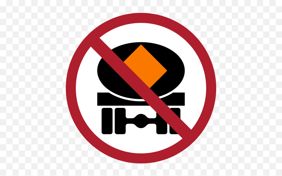 No Vehicles Conveying Dangerous Goods - Prohibition Camera Png Emoji,Emoji Sign Language Translator