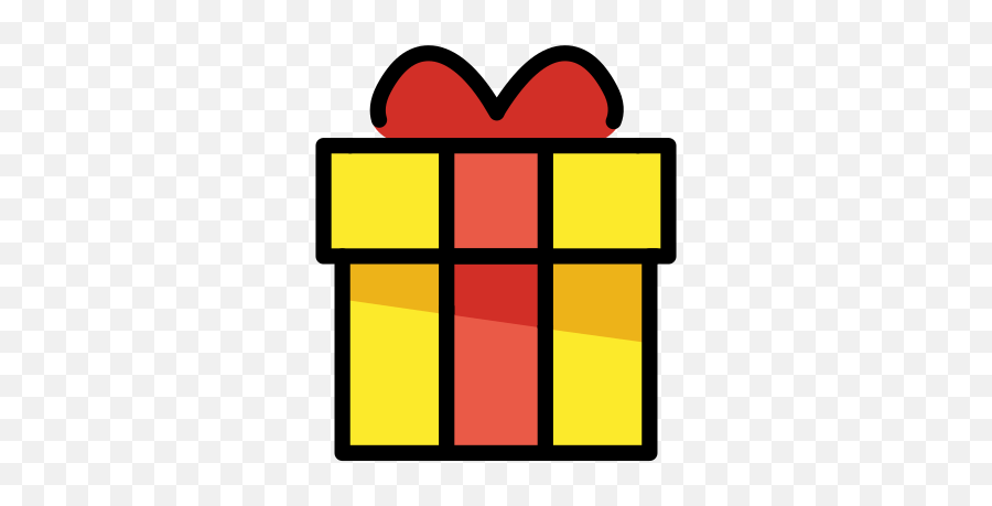 Openmoji - Gift Icon Circle Emoji,Color Emoji Font