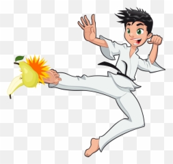 How To Learn The - Karate Kick Cartoon Emoji,Karate Emoticons