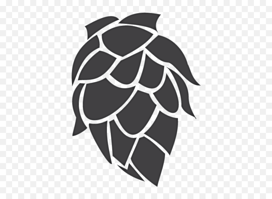 Hops Clipart Beer Logo Hops Beer Logo - Beer Hop Clipart Emoji,Leaf Beer Emoji