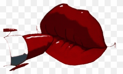 Top Tumblr Radar Stickers For Android Ios - Lipstick Gif Red Emoji,Giraffe Emoji