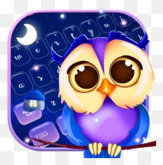 Cute Night Owl Keyboard - Google Playu0027d Ttbiqlr Cartoon Emoji,Owl Emojis For Android