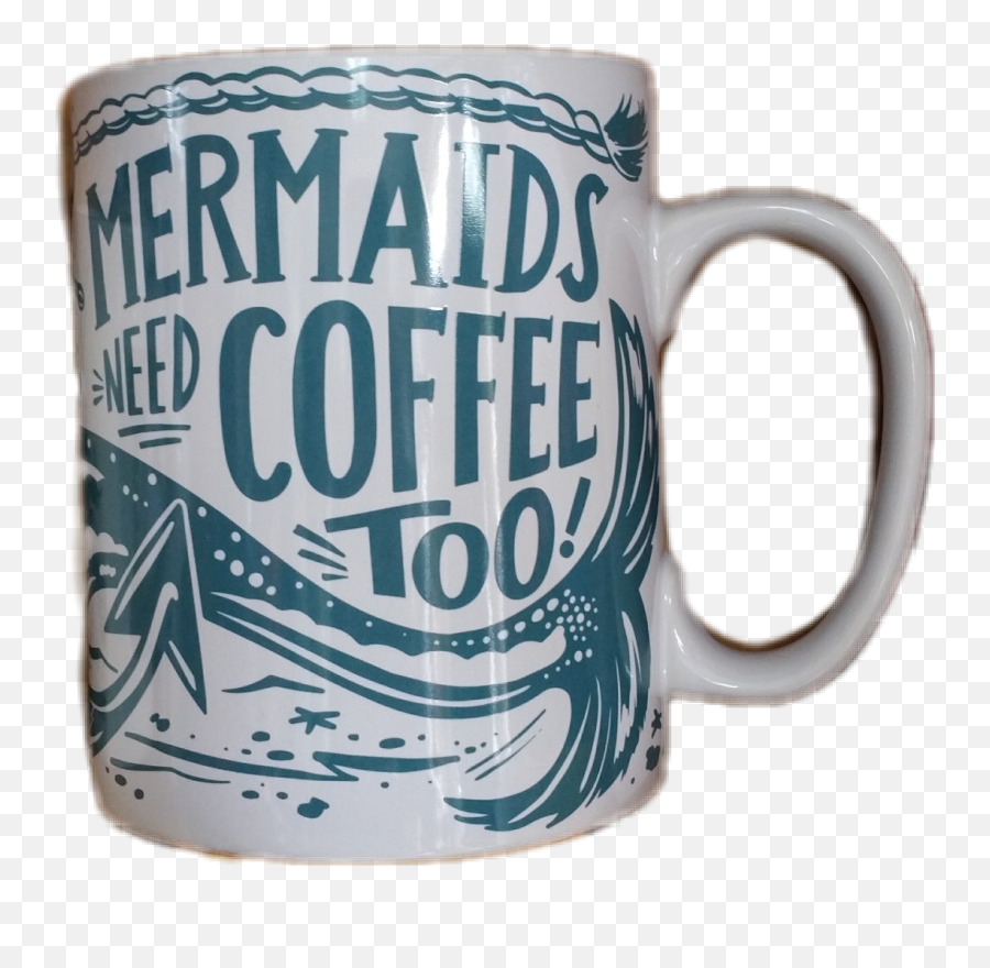 Coffee Cup Mug Mermaid - Beer Stein Emoji,Coffee Mug Emoji