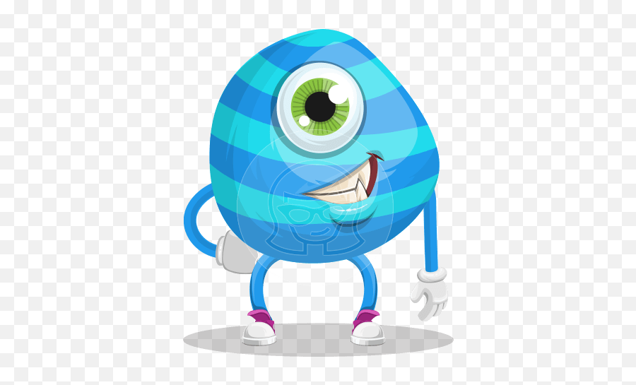 Creatures Vector Cartoon Characters Ultimate Packs By - One Eye Monster Emoji,Cross Eyed Emoticons