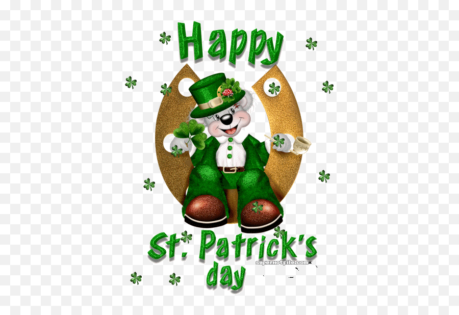 Superhotfile - St Patrick Glitters St Patricks Day Anniversary Gif Emoji,St Patrick's Day Emoticons