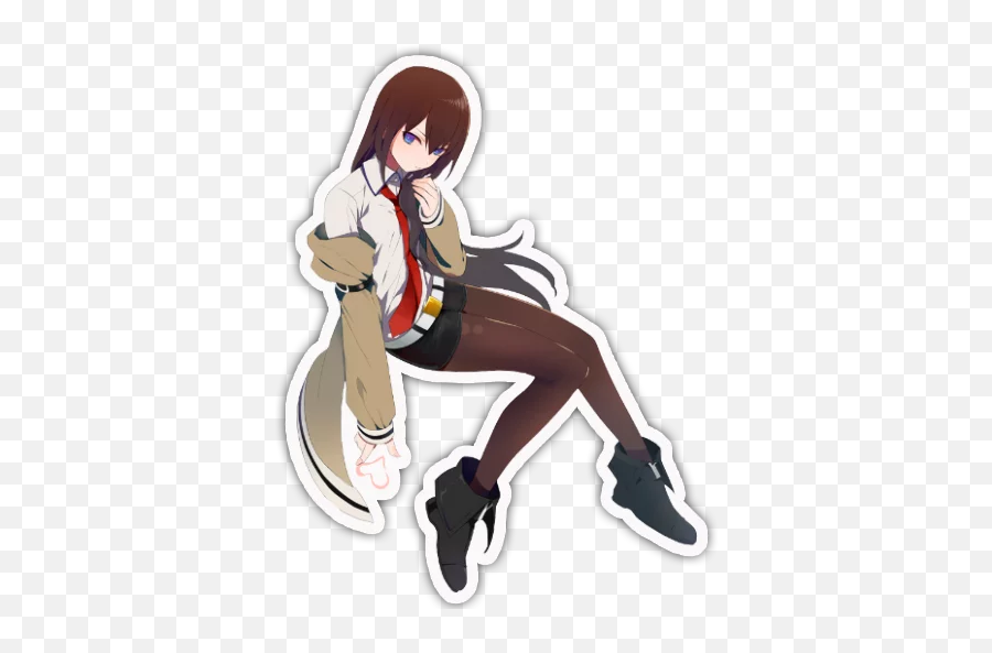 Add Random Anime 2 Stickers To Telegram Stickers For Telegram - Steins Gate Anime Okabe And Kurisu Emoji,Softball Emoji Android