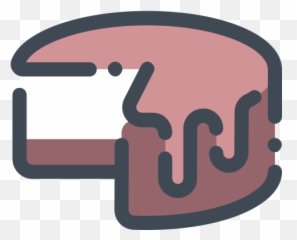 Double Chocolate Cake Icon - Emoji