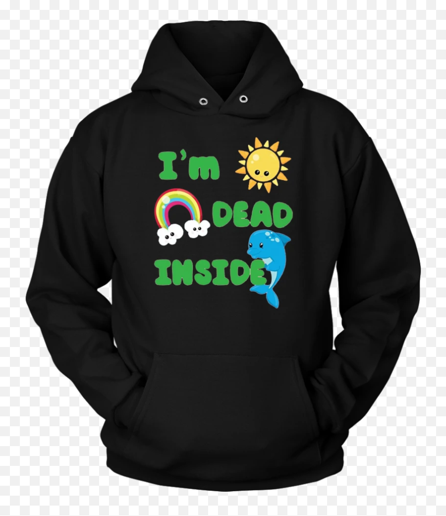 Funny Im Dead Inside T - Girls Hockey Hoodies Emoji,Im Dead Emoji