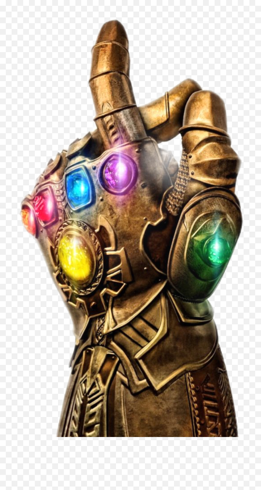 Thanos Thanossnap Gauntlet Infinitystones Infinitywar - Infinity Gauntlet Transparent Background Emoji,Thanos Snap Emoji
