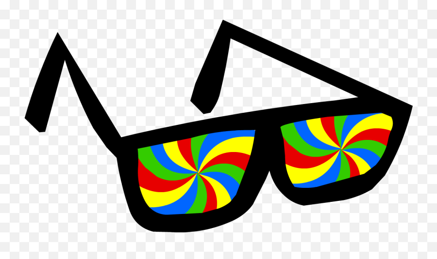 Clipart Sunglasses Fun Glass Clipart Sunglasses Fun Glass - Club Penguin Glasses Emoji,Swirly Eye Emoji