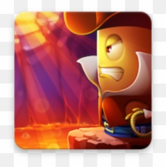 Cowboy Jump Adventure - Cartoon Emoji,Lily Pad Emoji