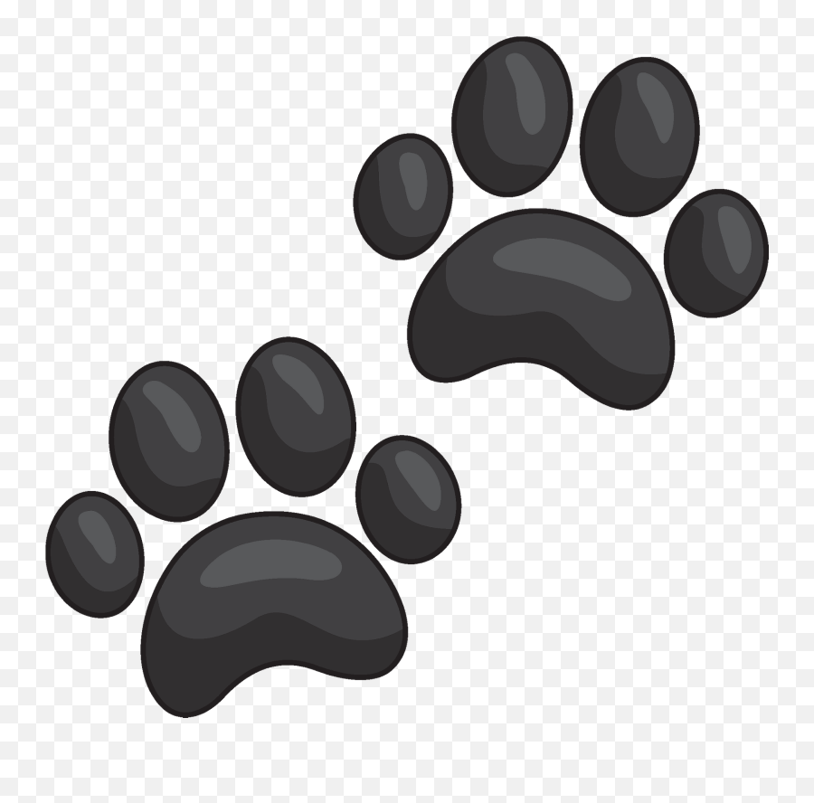 Dog Paw Clipart - Dot Emoji,Paw Print Emoji