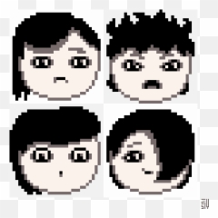 32x32 Pixels Per Emoji - Hair Design