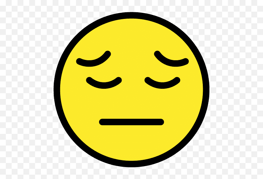 Pensive Face Emoji Clipart Free Download Transparent Png - Sorry We Missed You Sign,Drooling Face Emoji