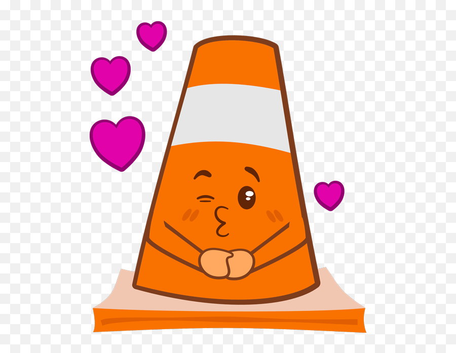 Chillibongo - Clip Art Emoji,Traffic Cone Emoji
