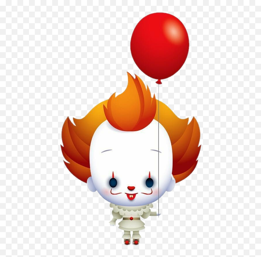 Payaso Eso Pennywise Todosflotan Globo - Halloween Cute Clown Cartoon Emoji,Pennywise Emoji