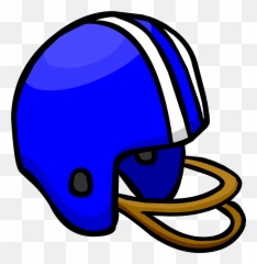 Blue Football Helmet - Club Penguin Emoji