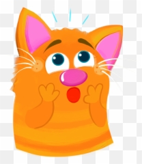 Nice Good Kitty Cat And Penguin Emoji - Cartoon