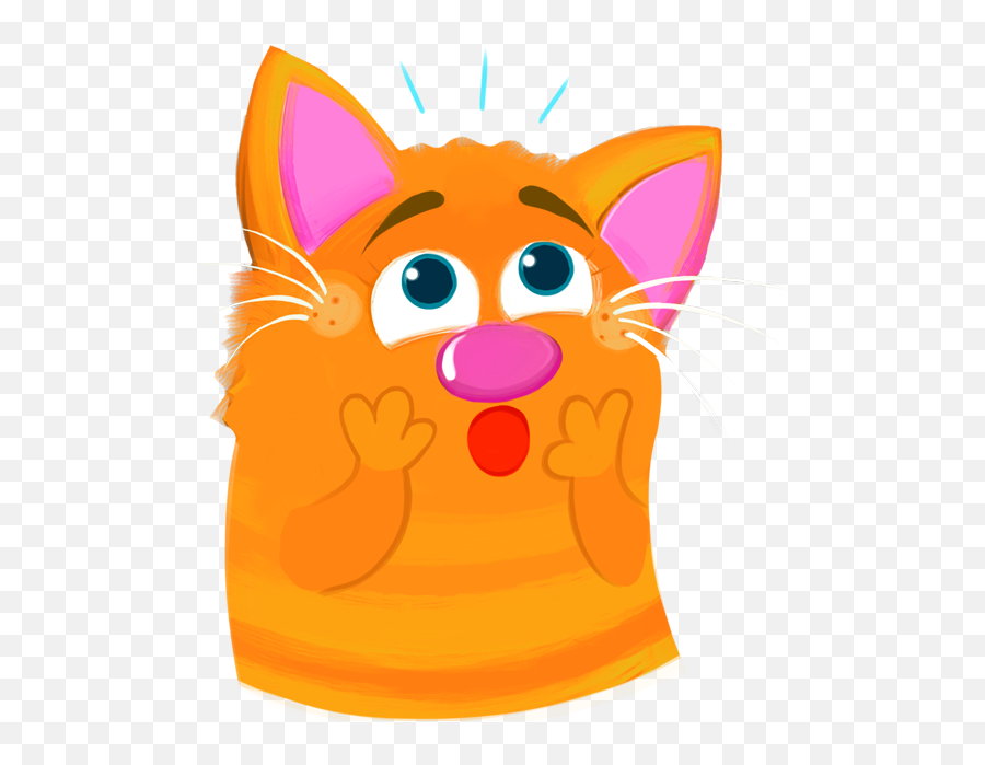 Nice Good Kitty Cat And Penguin Emoji - Cartoon,Hehe Emoji