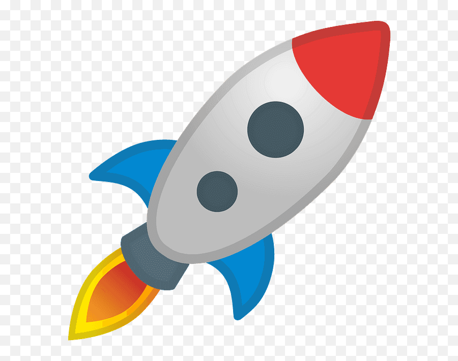 Rocket Emoji Clipart - Rocket Emoji Transparent Background,Alien Rocket Emoji