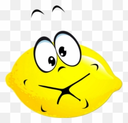 Citron - Émoticône Lemon Cartoon Limone Clipart Citron Smiley Emoji,Free Downloadable Emoticon