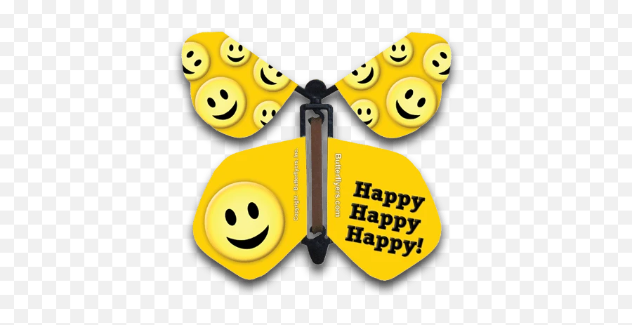 Happy Face Magic Flying Butterfly - Free Download Font Keren Emoji,Butterfly Emoticon