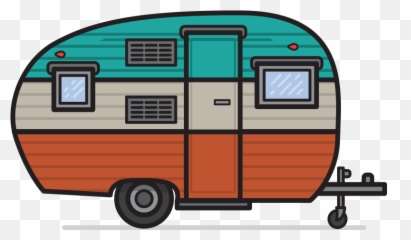 Library Of Airstream Trialer Image Free - Retro Camper Clipart Emoji,Rv Emoji