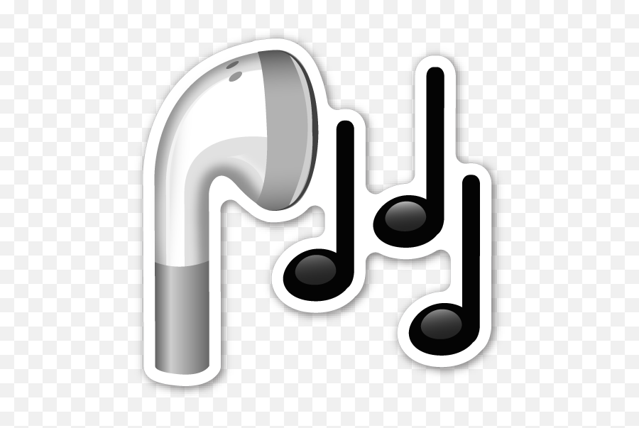 Headphone - Emoji De Nota Musical Png,Headphone Emoji