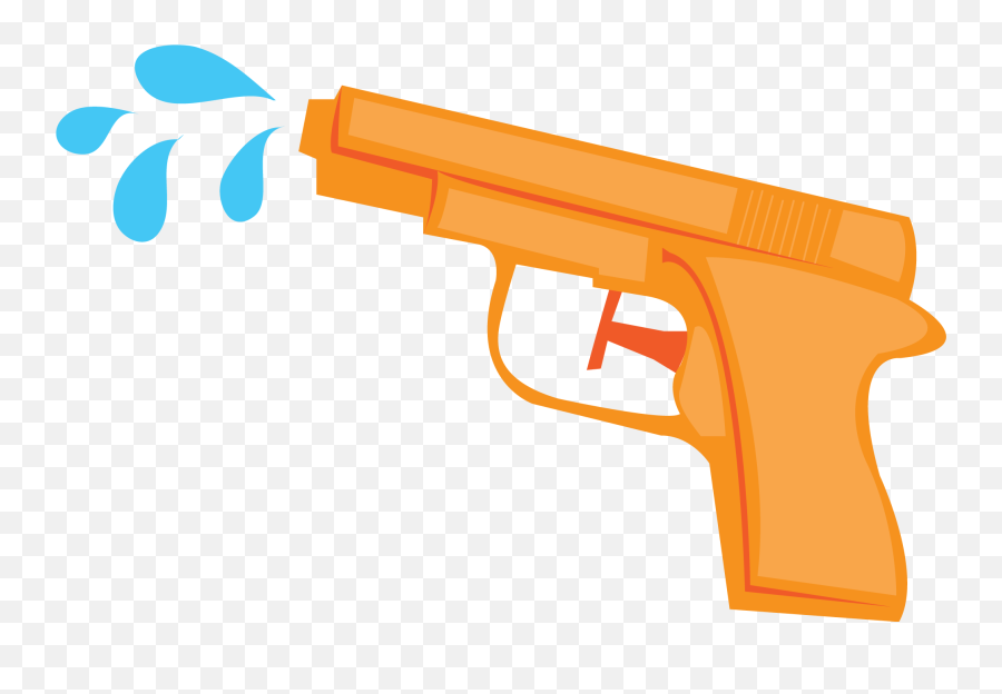 Pistol Clipart Transparent Background Gun Pistol - Clip Art Water Gun Emoji,Water Gun Emoji